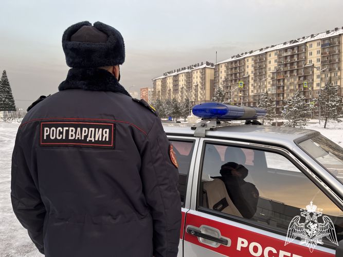 Кызылчанин задержан росгвардейцами за кражу из магазина 