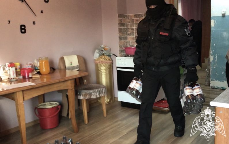 При содействии Росгвардии на западе Тувы изъята незаконная алкогольная продукция 