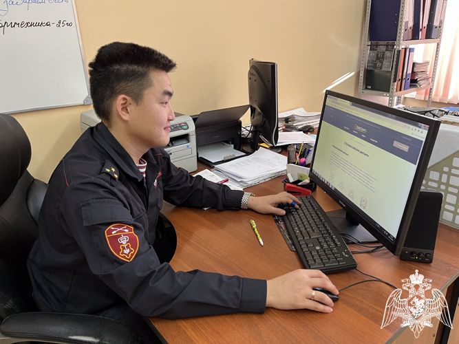 Росгвардейцы в Туве написали «Е-ДИКТАНТ» 