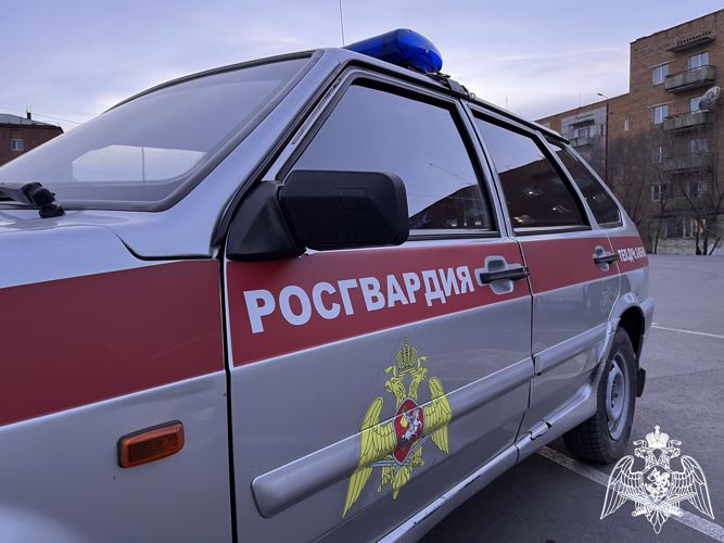 Экипажем Росгвардии задержан находящийся в розыске житель Тувы