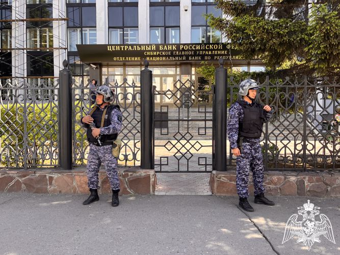 Росгвардия продемонстрировала профессионализм на охраняемом объекте в Туве