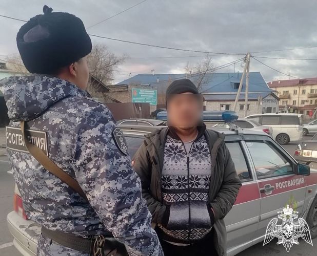 Росгвардейцами задержан находящийся в федеральном розыске житель Тувы