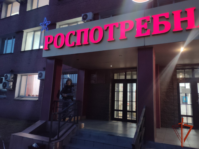 Росгвардия продемонстрировала слаженность работы подразделений на охраняемом объекте Тувы