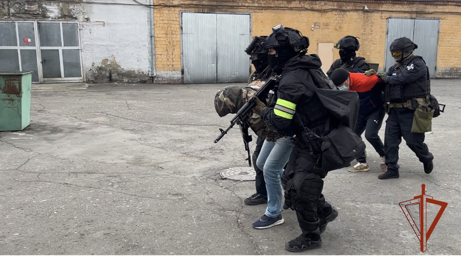 Силы и средства Росгвардии приняли участие в учебно-тренировочных занятиях Национального банка Тувы