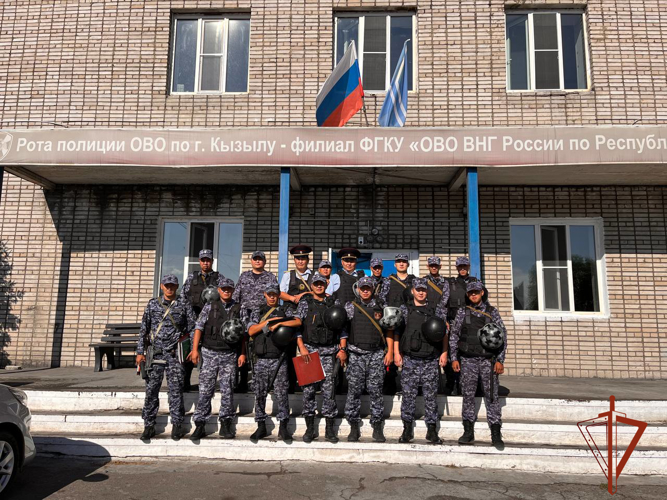 Росгвардейцы выявили лучший взвод вневедомственной охраны по итогам полугодия в Туве 