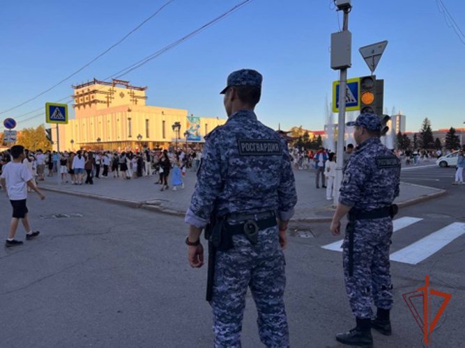 Росгвардия обеспечила безопасность Дня Республики в Туве