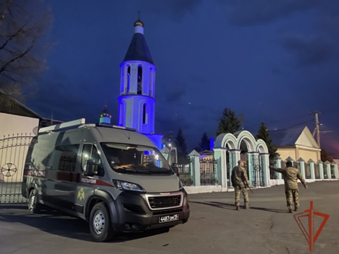 Росгвардия обеспечила безопасность пасхальных богослужений в религиозных объектах в Туве