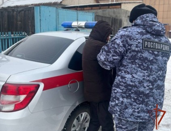 Росгвардейцы задержали причинившего тяжкий вред потерпевшему мужчину
