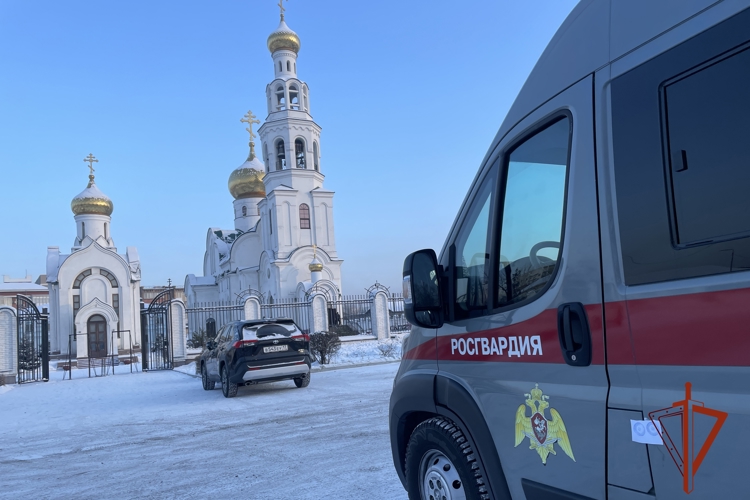 Росгвардия обеспечила безопасность рождественских богослужений в г. Кызыле