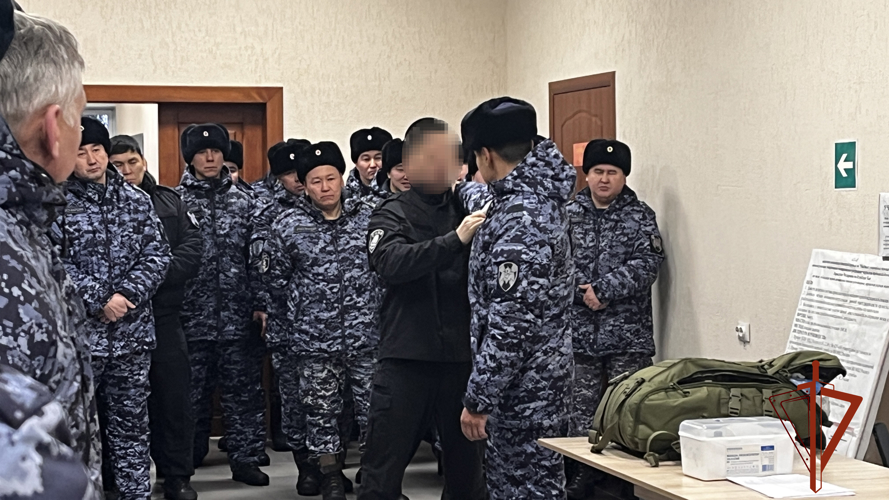В Туве росгвардейцы приступили к зимнему периоду подготовки