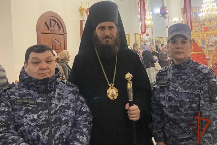 Росгвардия обеспечила безопасность на Пасху в Туве