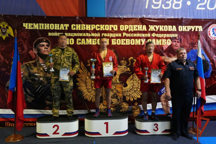 Спортсмены из Тувы стали серебряными призёрами чемпионата Сибирского округа Росгвардии по самбо и боевому самбо